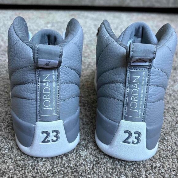Nike Air Jordan 12 Stealth Cool Grey Size 9.5 Men's - Picture 4 of 7